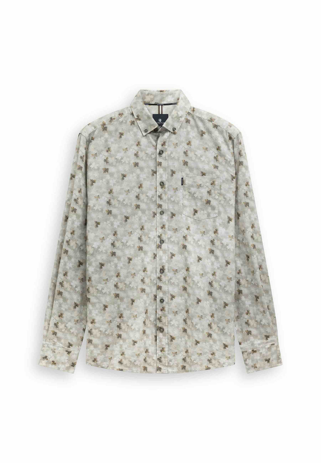 Overhemd flanel - taupe / beige