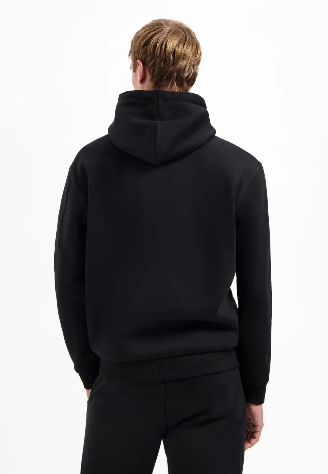 Sweater met capuchon - zwart