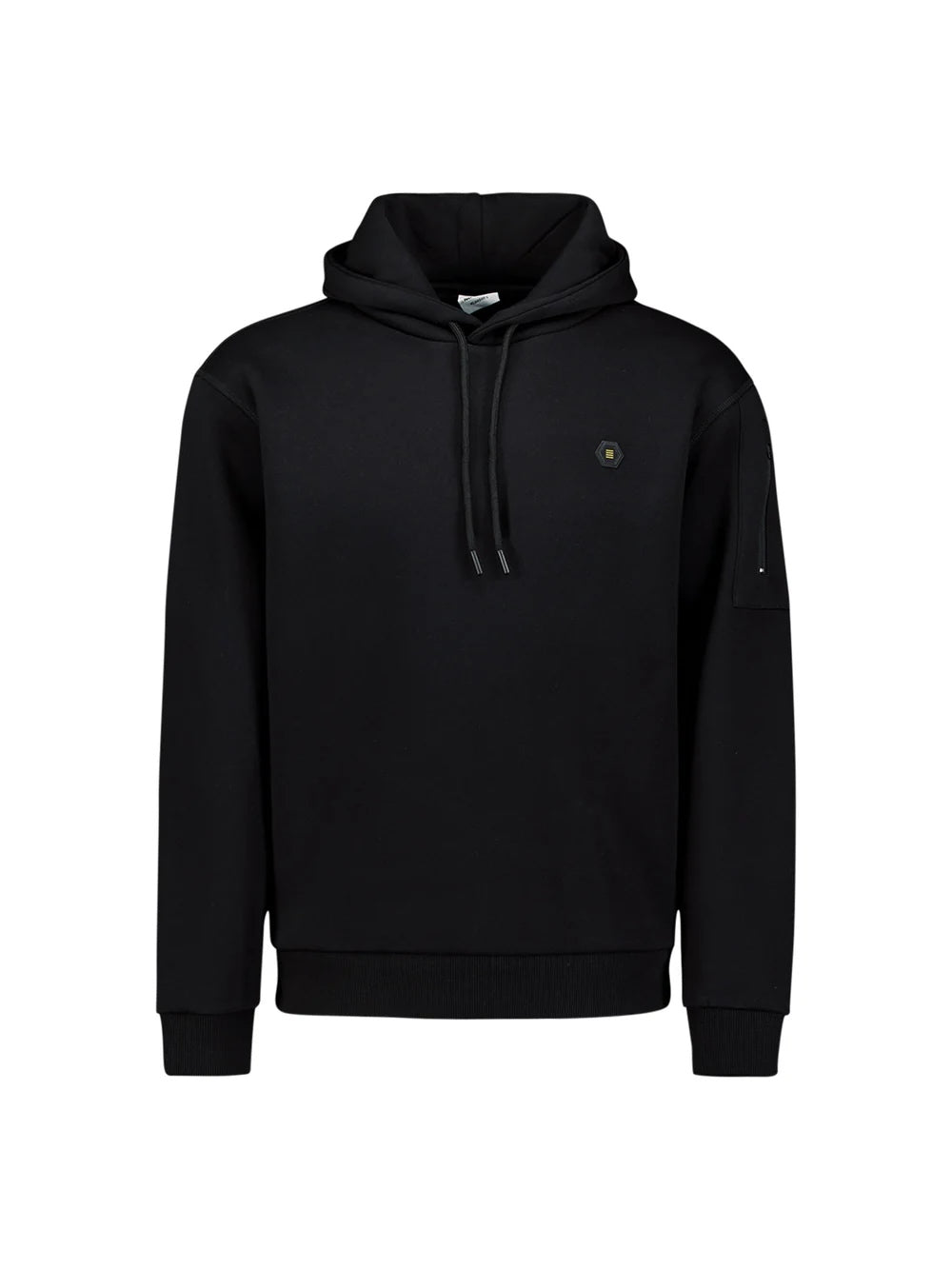Sweater met capuchon - zwart