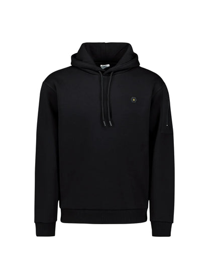 Sweater met capuchon - zwart