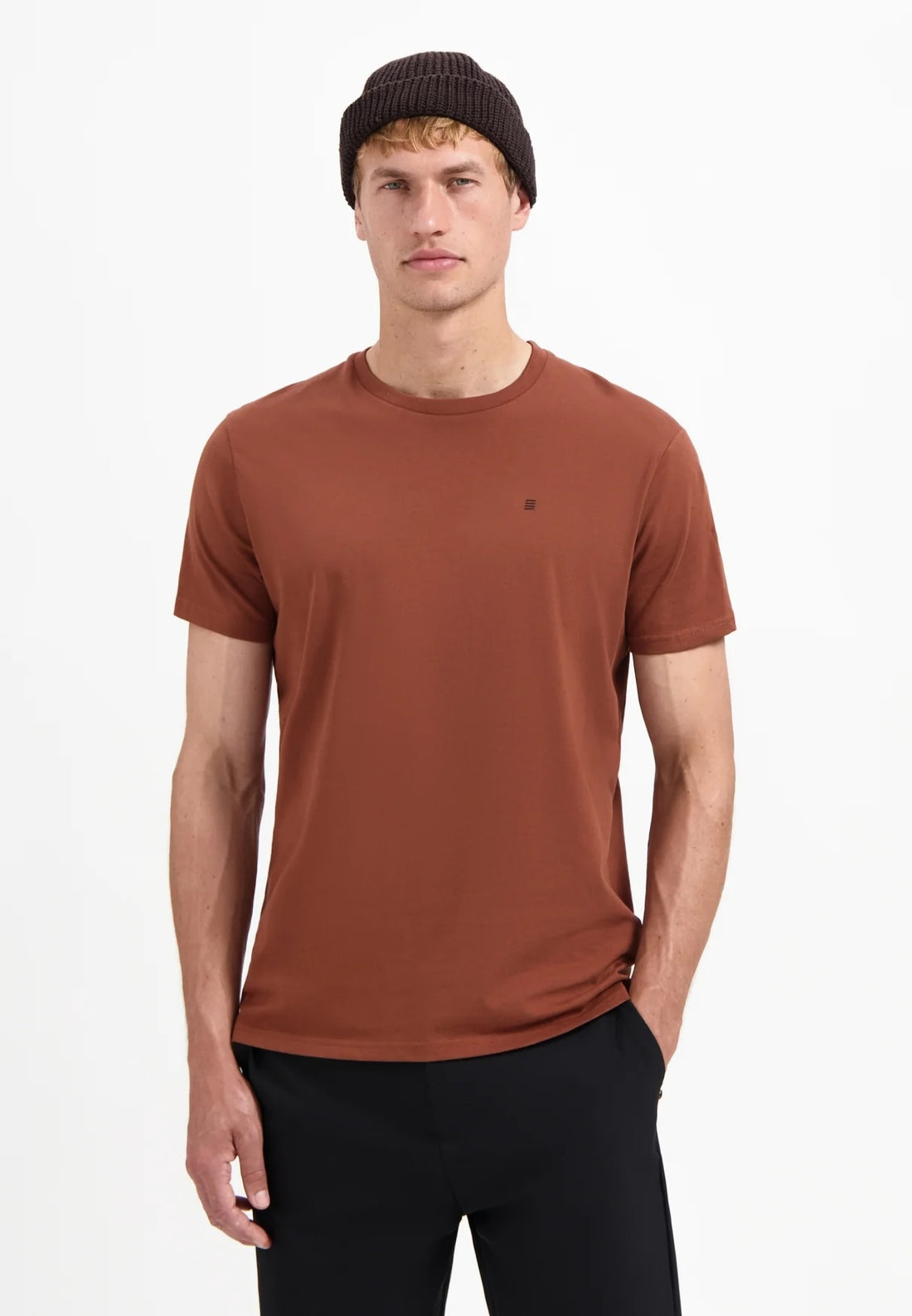 T-shirt - roestbruin