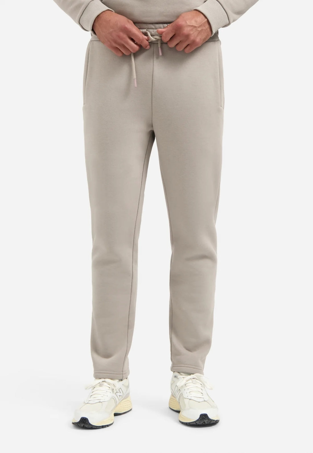 Joggingbroek - beige grijs