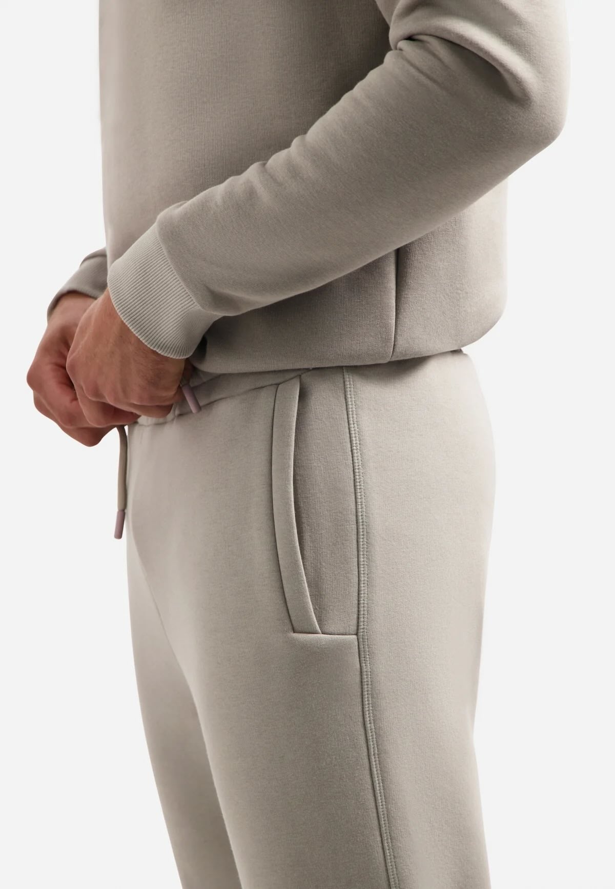 Joggingbroek - beige grijs