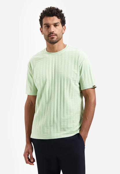 T-shirt reliëf - groen