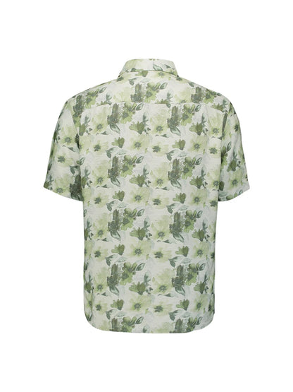 Overhemd met print - groen