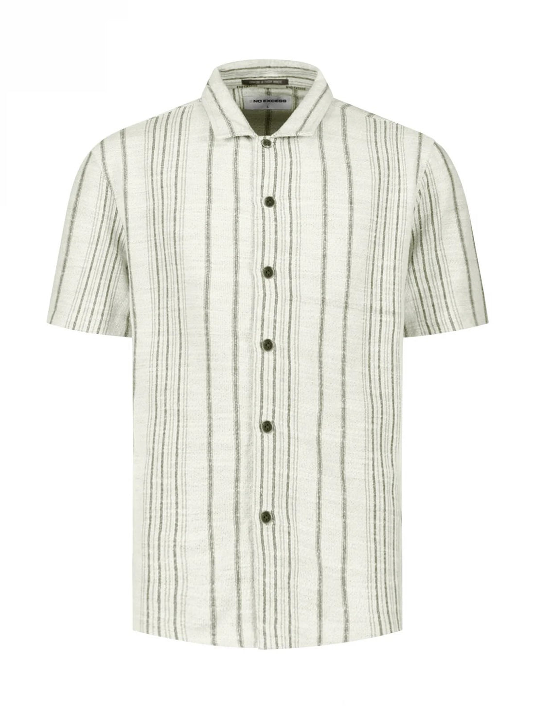 Overshirt streep - beige