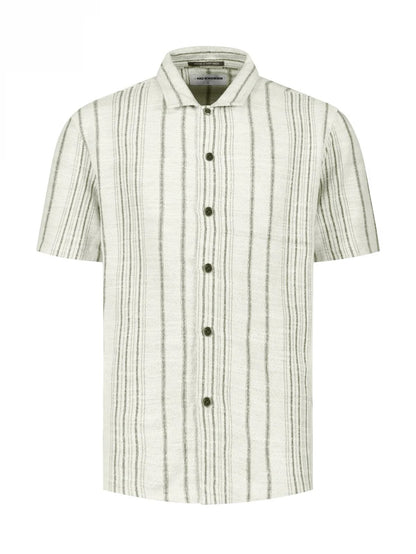 Overshirt streep - beige