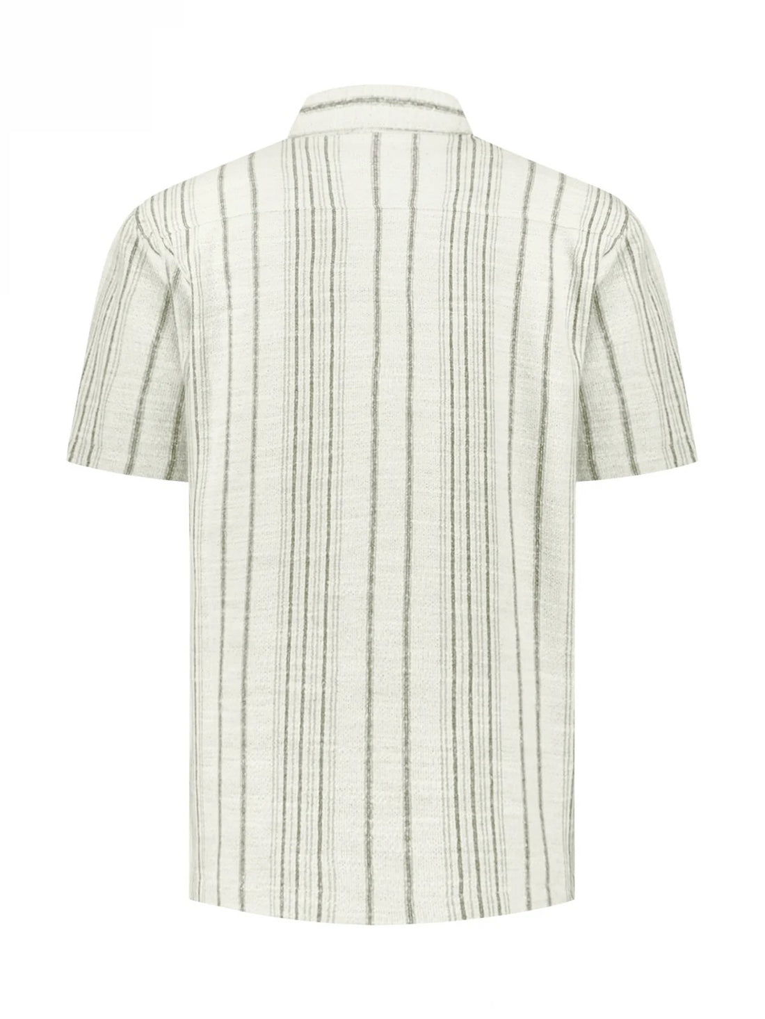 Overshirt streep - beige