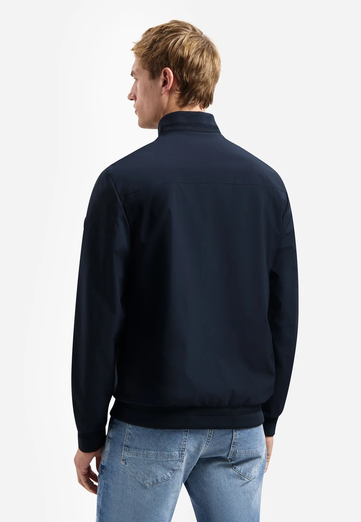 Jack contrasterende rits- blauw