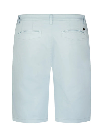 Short chino stretch - lichtblauw