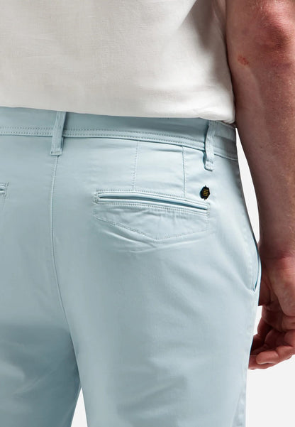 Short chino stretch - lichtblauw