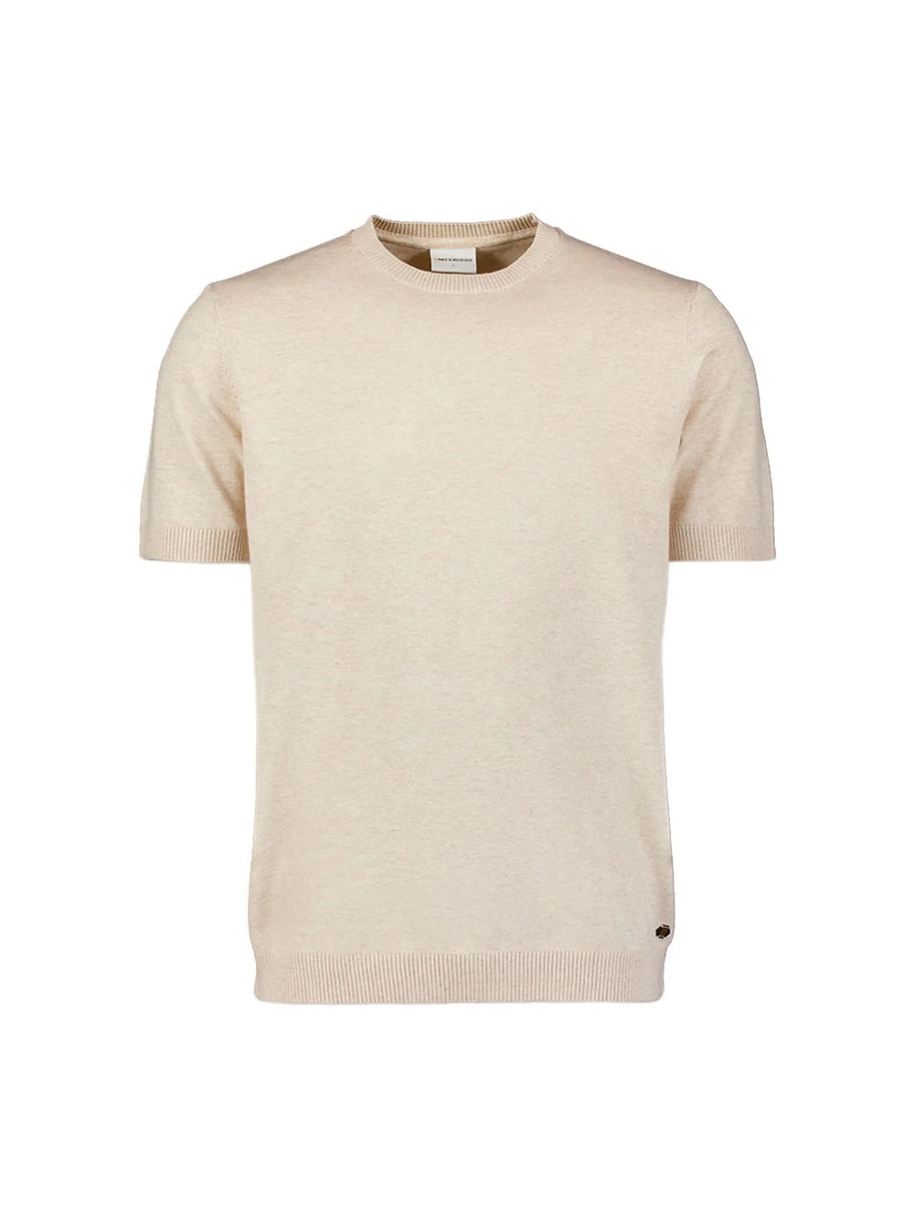 T-Shirt gebreid - beige