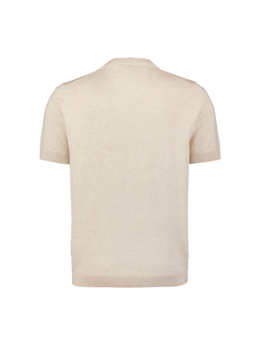 T-Shirt gebreid - beige