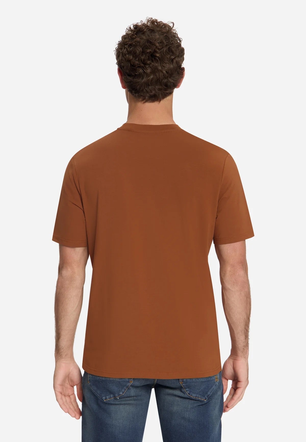 T-Shirt stretch - caramel