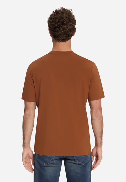 T-Shirt stretch - caramel