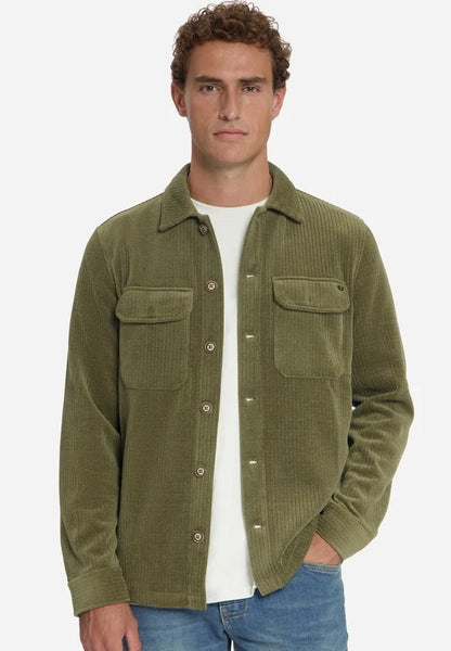 Overshirt corduroy - army
