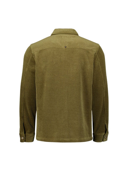 Overshirt corduroy - army