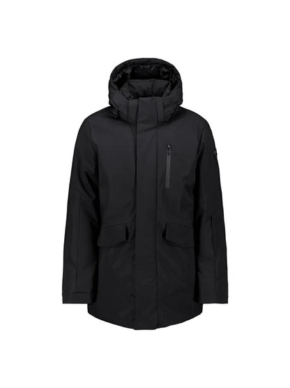 Jas parka met afneembare capuchon - zwart