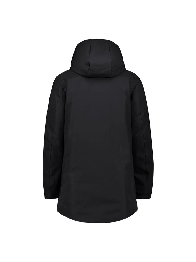 Jas parka met afneembare capuchon - zwart