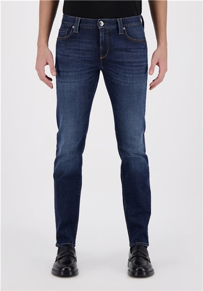 Jeans Slim stretch - blauw