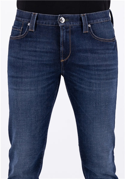 Jeans Slim stretch - blauw