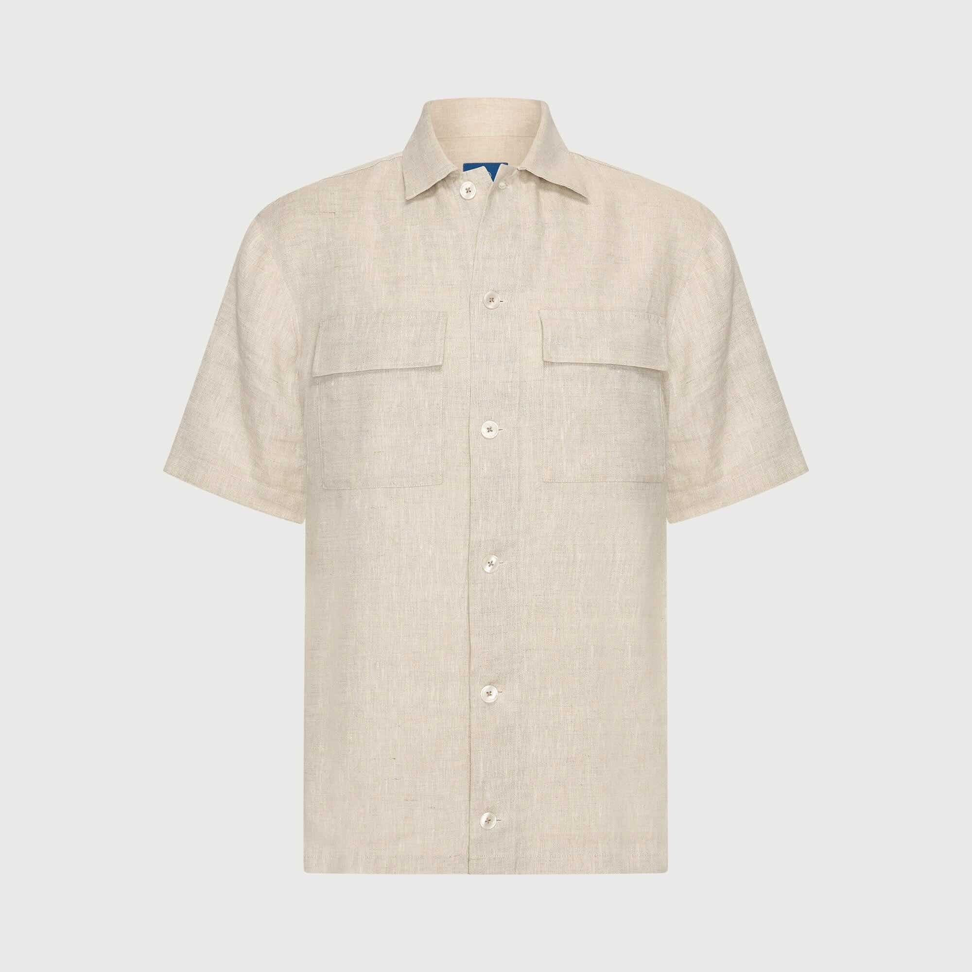 Overhemd linnen - beige