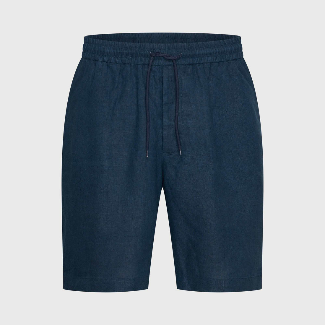 Short linnen - navyblauw