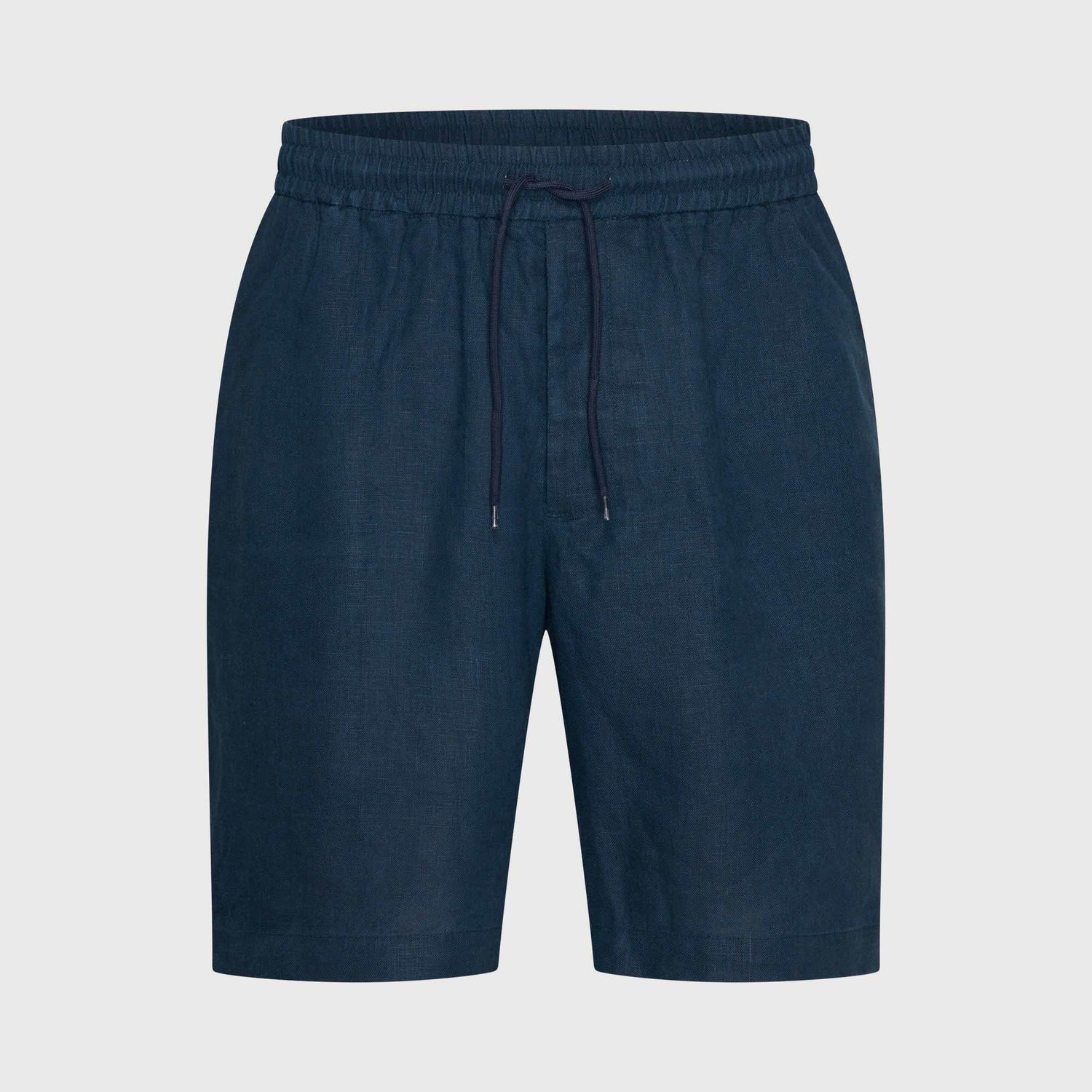 Short linnen - navyblauw