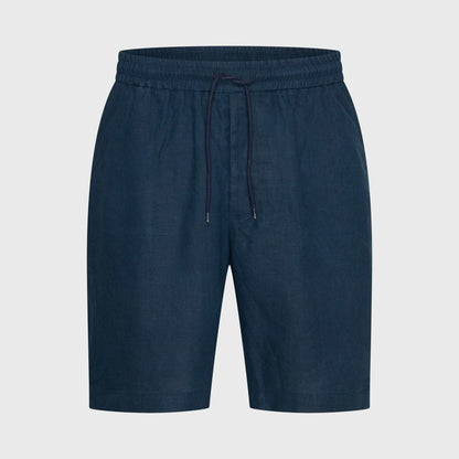 Short linnen - navyblauw