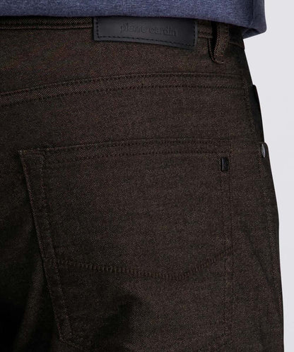 Jeans Laval Wool touch cotton - donkerbruin