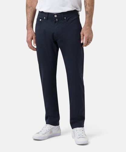 Jeans Lyon katoenmix - blauw