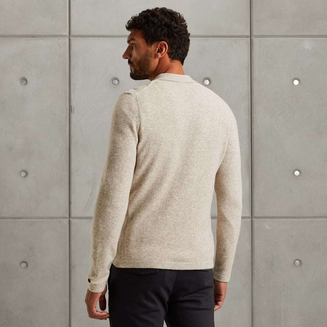 Vest woolblend - beige