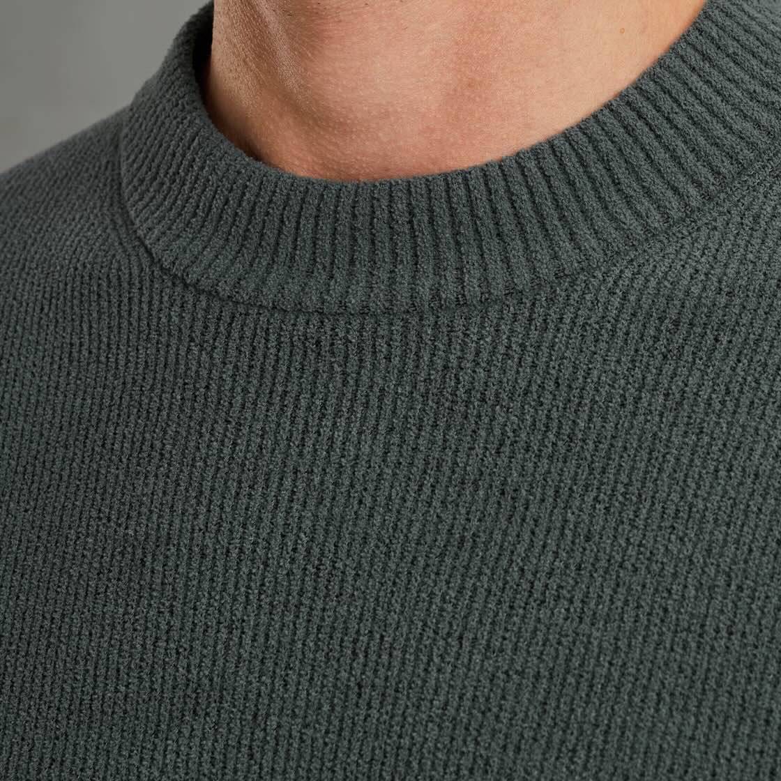 Trui ronde hals - grijs