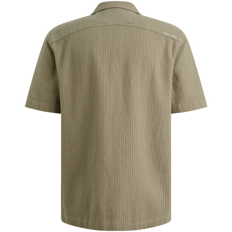 Overshirt katoen linnen - groen
