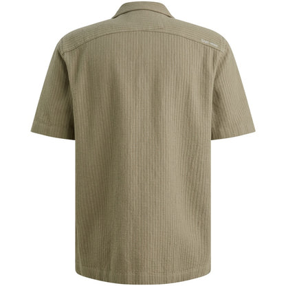 Overshirt katoen linnen - groen