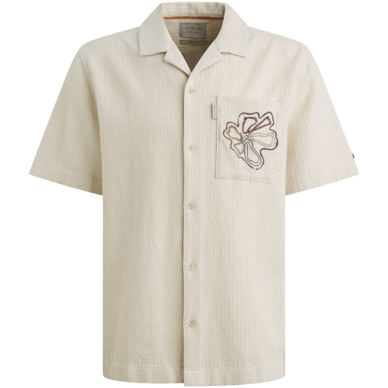 Overshirt katoen linnen - beige