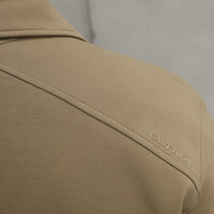 Overshirt met ritssluiting -khaki