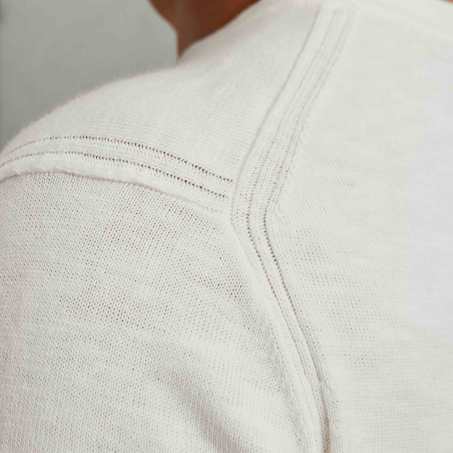 T-shirt met raglanmouw - wit