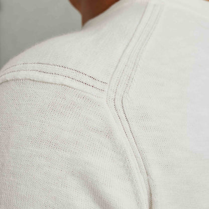 T-shirt met raglanmouw - wit