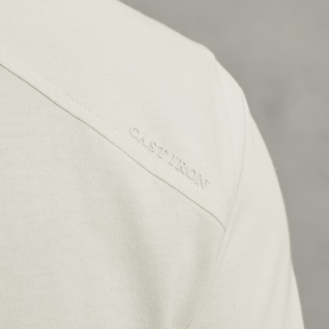 T-shirt met artwork - beige