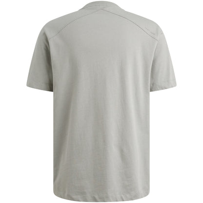 T-shirt van jersey met artwork - mirage grey
