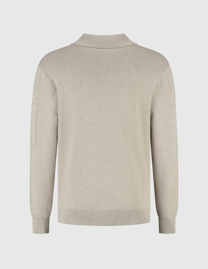 Trui DOMINIQUE polokraag - beige