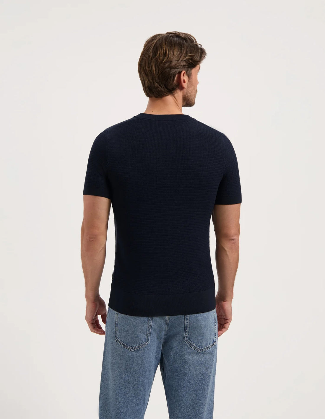 T-shirt HEIN-S korte mouw - darknavy