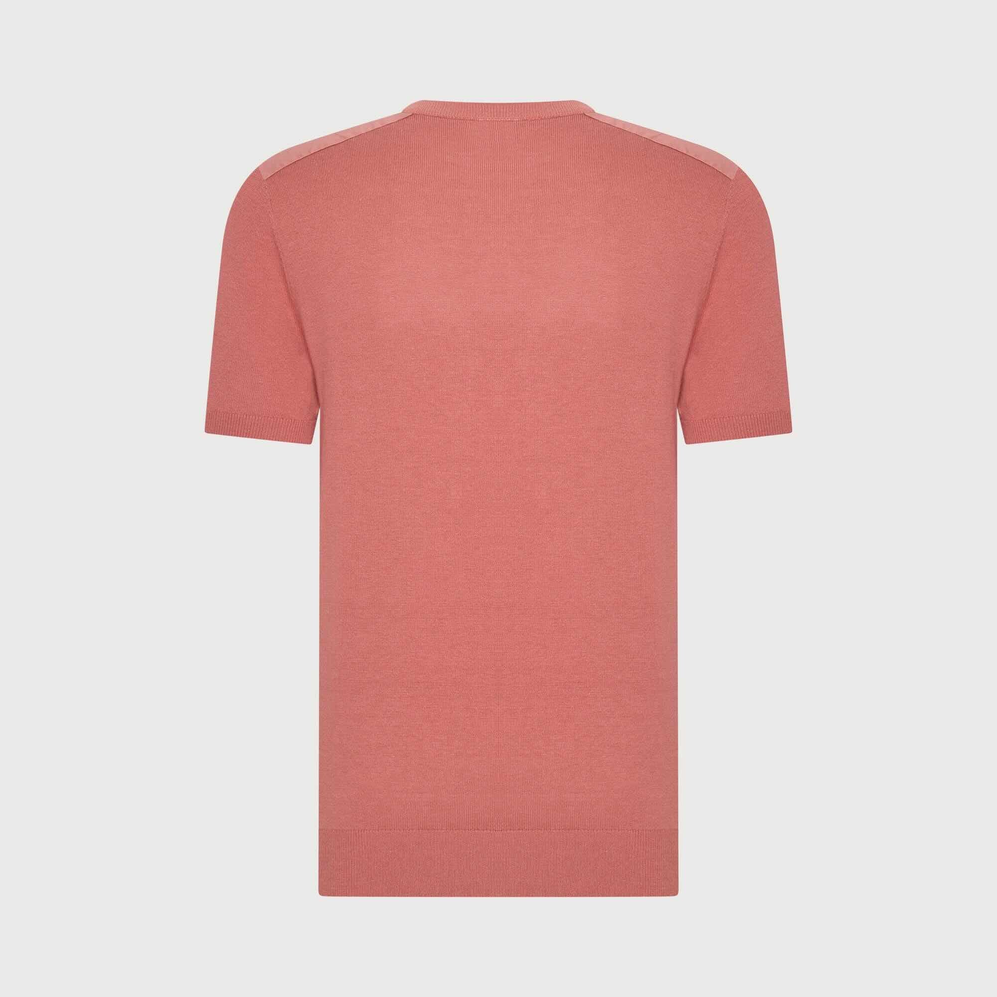 T-shirt knitted - zalmroze