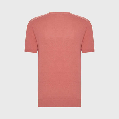 T-shirt knitted - zalmroze