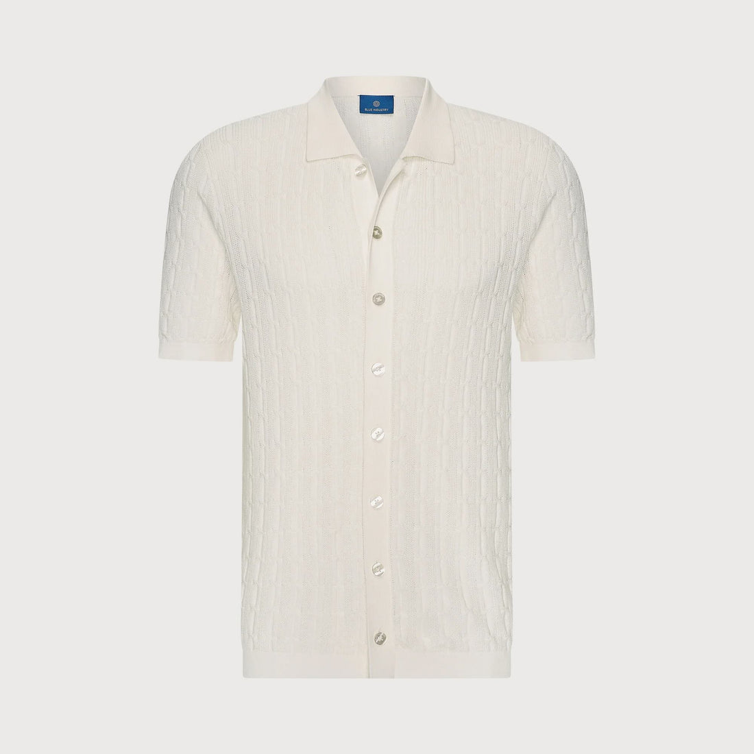 Overhemd gebreid - off white