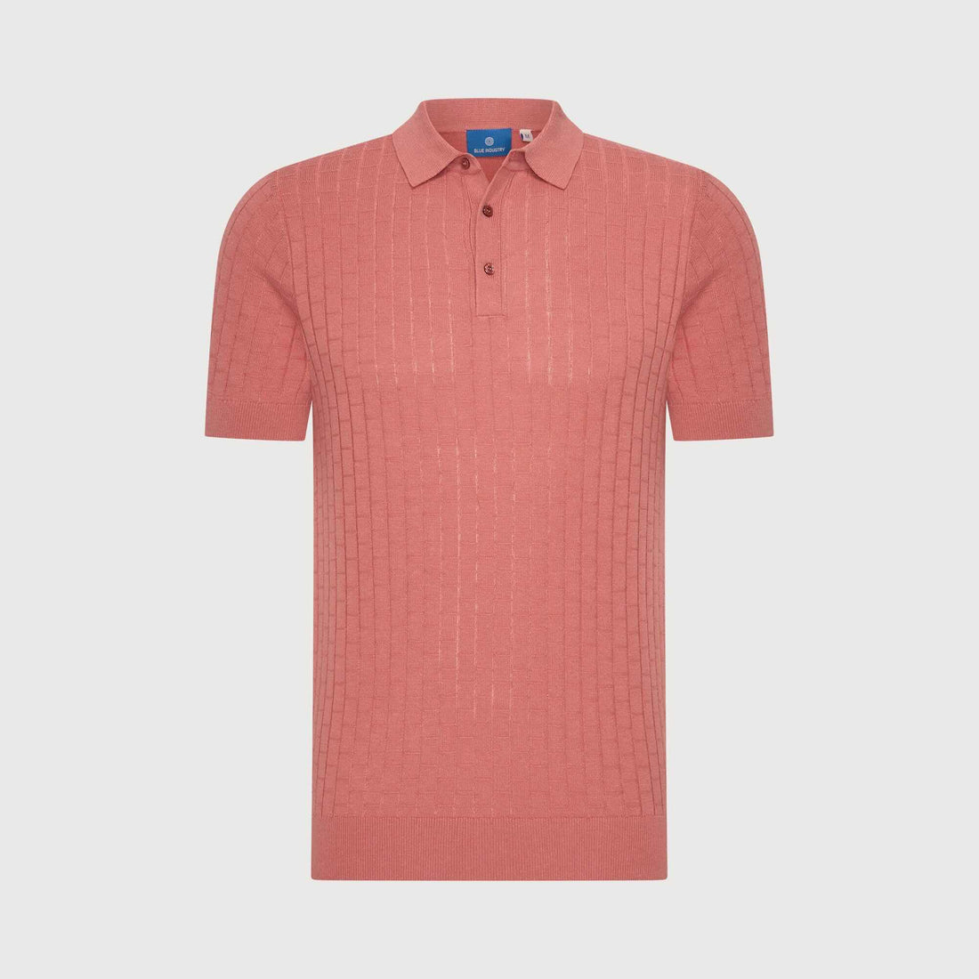 Polo knitted - zalmroze