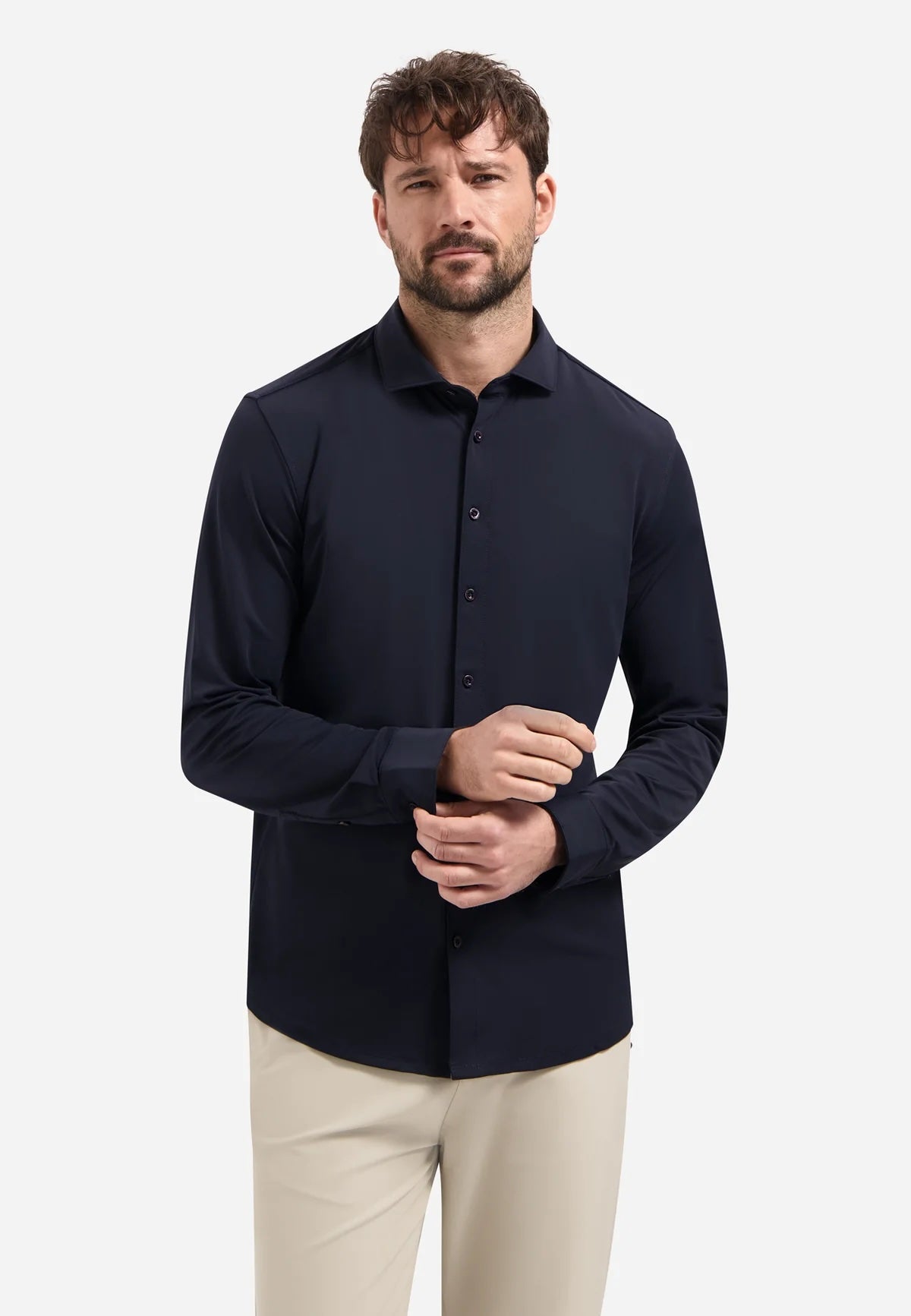 SEDOC overhemd travel - blauw