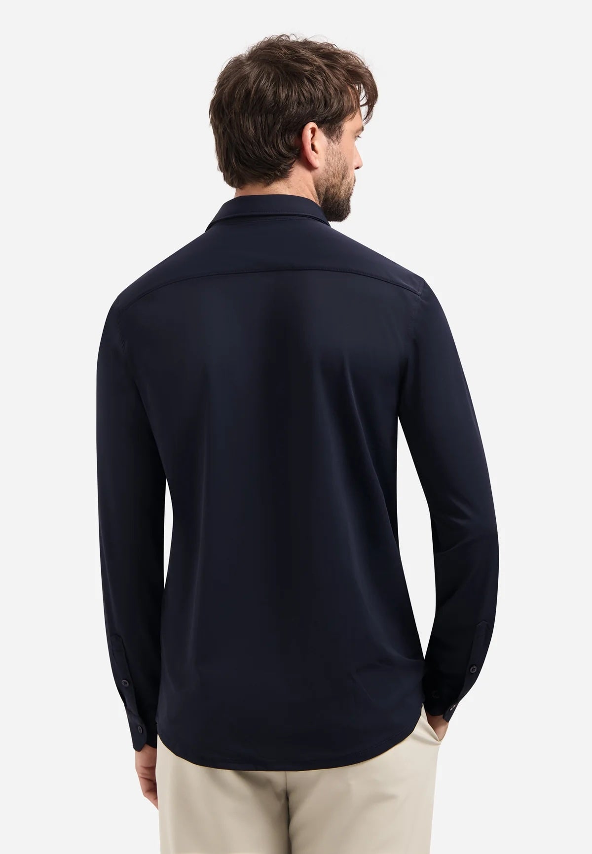 SEDOC overhemd travel - blauw