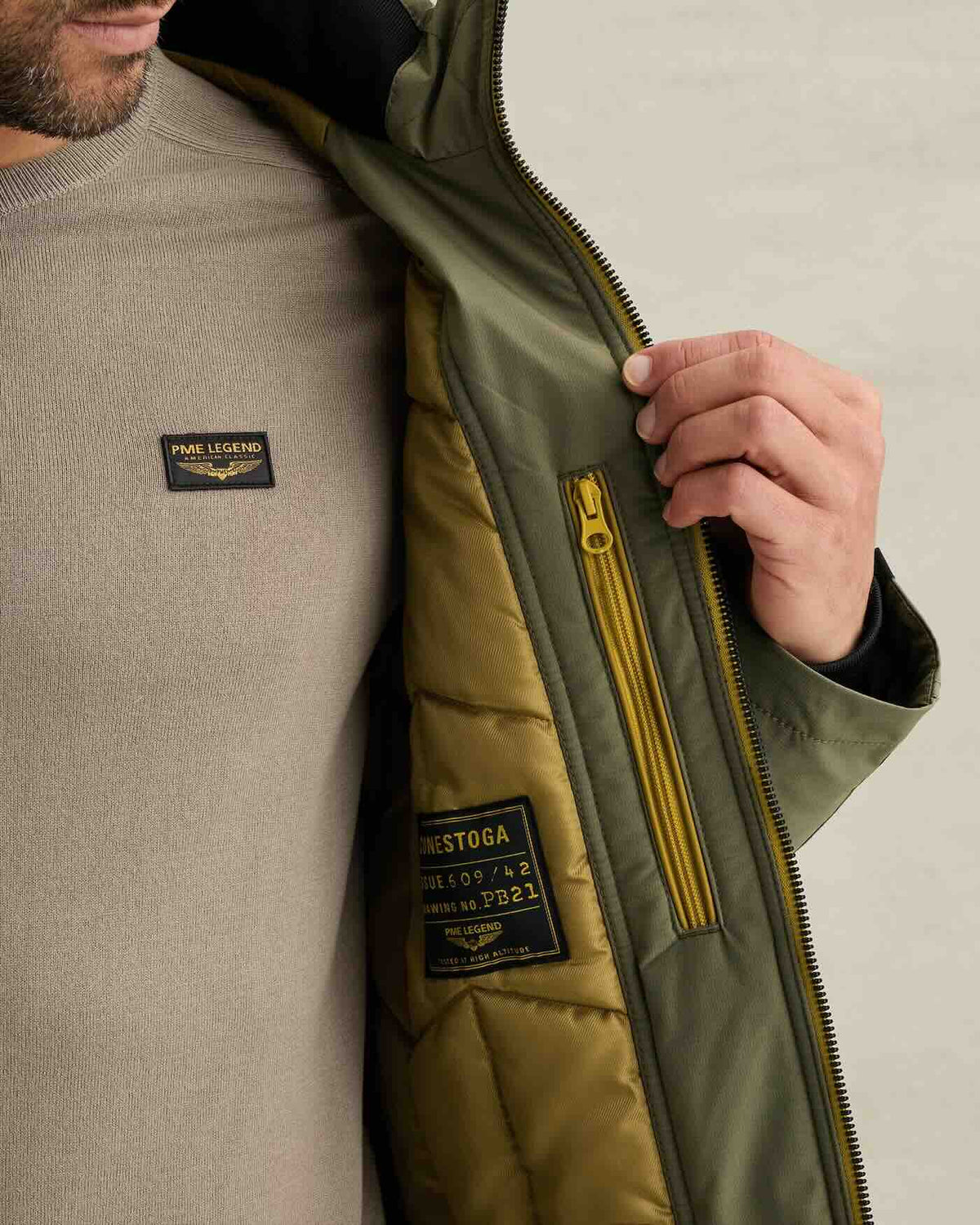 Jas CONESTOGA - dusty olive